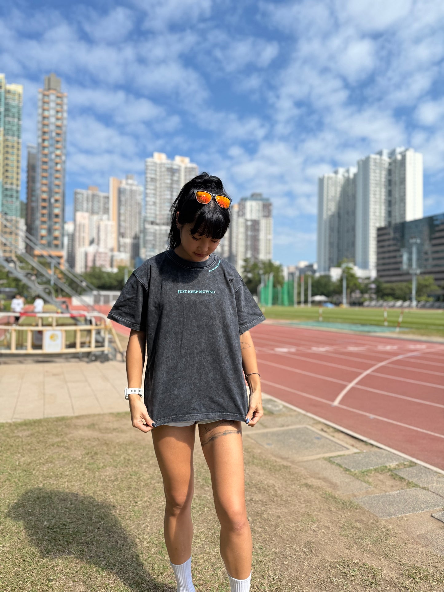 JKM Loose Fit Big Logo Tee